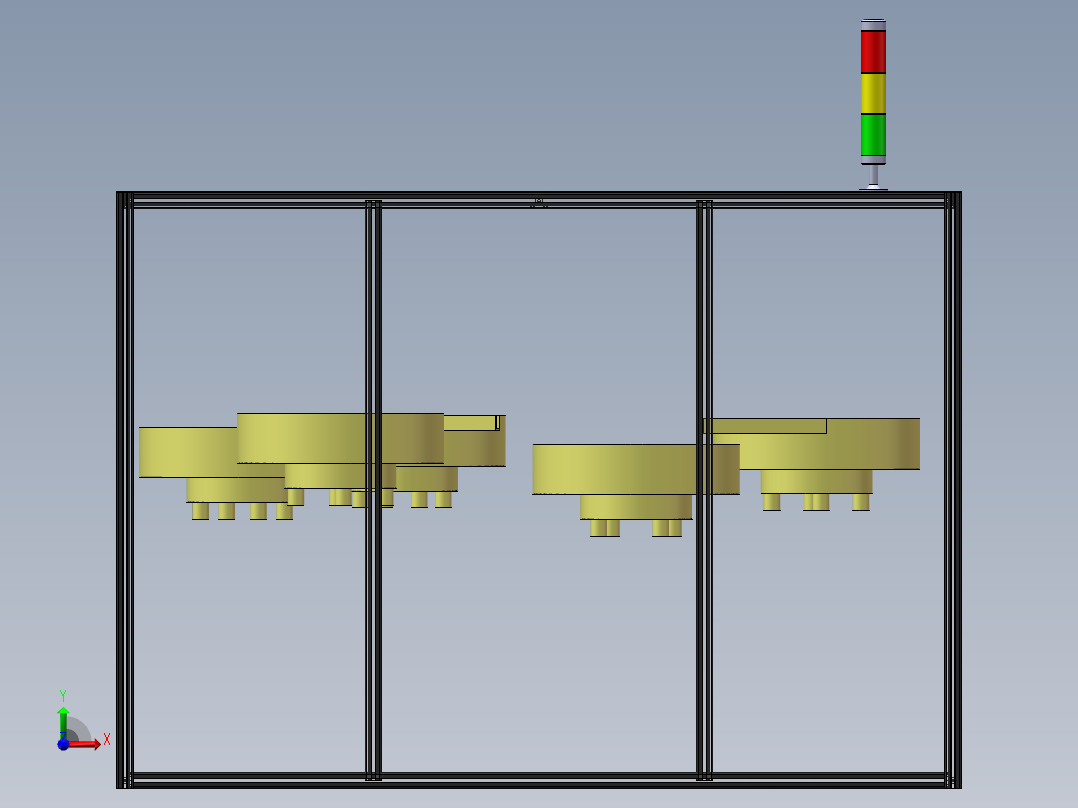 电磁阀全自动组装设备sw21可编辑前视图