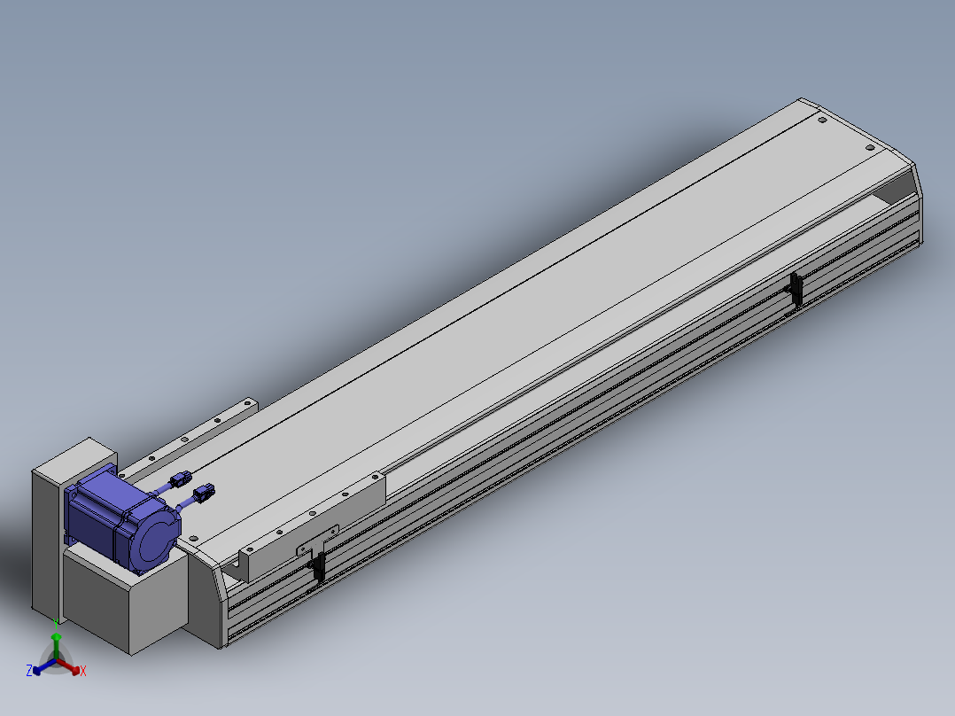 精密模组MT220-L150-800-LU-M75-C4正等轴测图