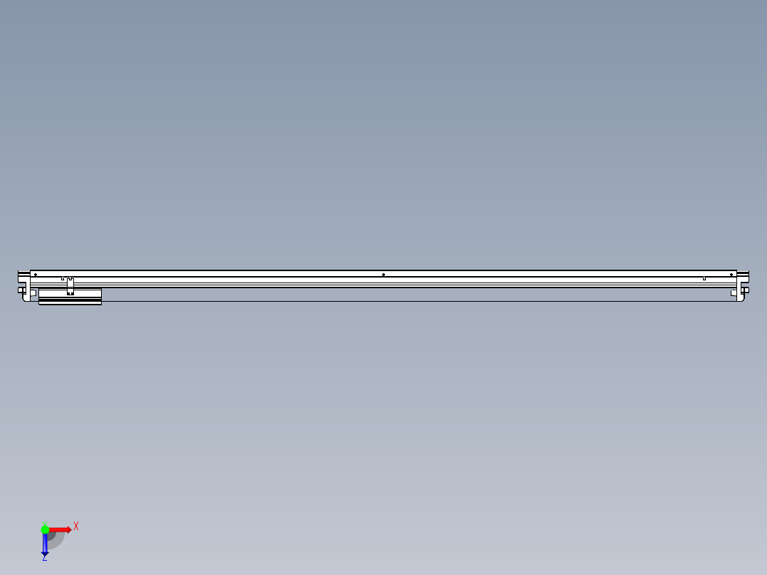 威洛博VL系列3d模型模组VL22H2Y-S1800俯视图