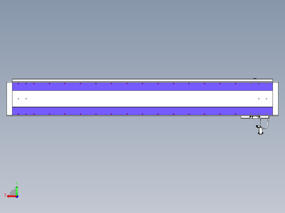 威洛博VL系列3d模型模组VL22H2Y-S1450后视图