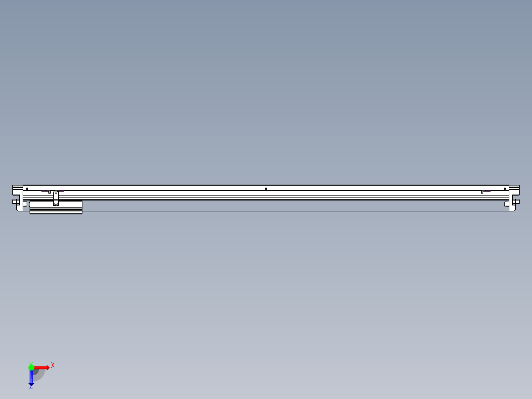 威洛博VL系列3d模型模组VL22H2Y-S1450俯视图