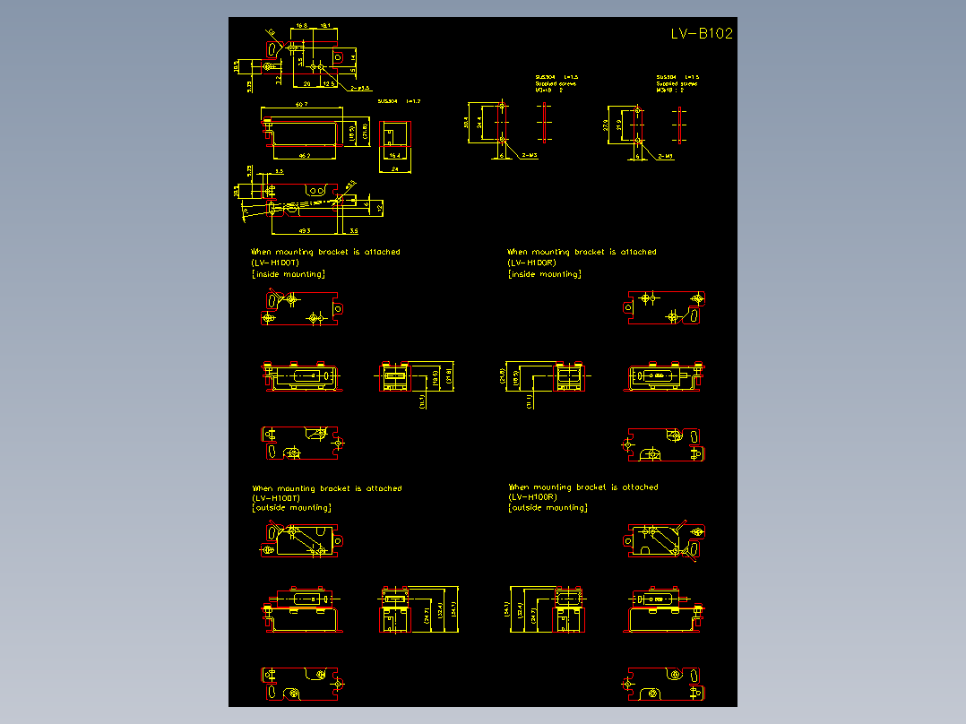 基恩士lv_h110_cad_kc图纸模型