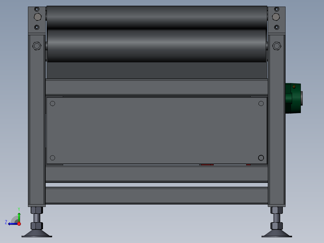 600宽标准皮带线右视图