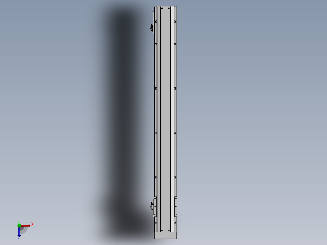 精密模组MY120-T10-800L-BM-P20B-C4-C俯视图