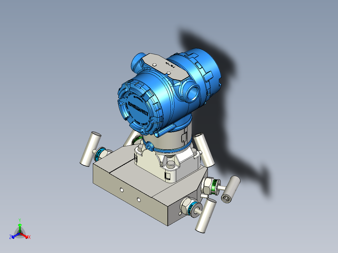 罗斯蒙特差压变送器3051，带Astava 5阀歧管