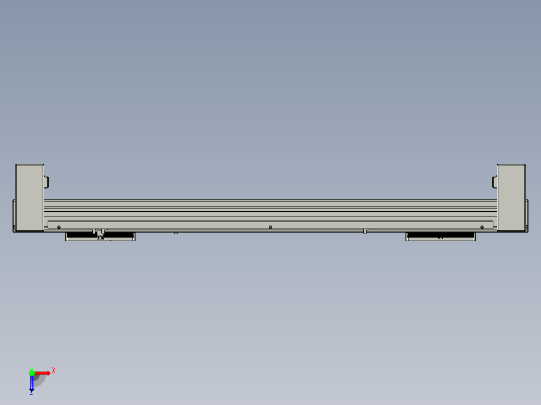 威洛博双电机滑台-VBC14S2-L50-S600-BD-P40-C6俯视图
