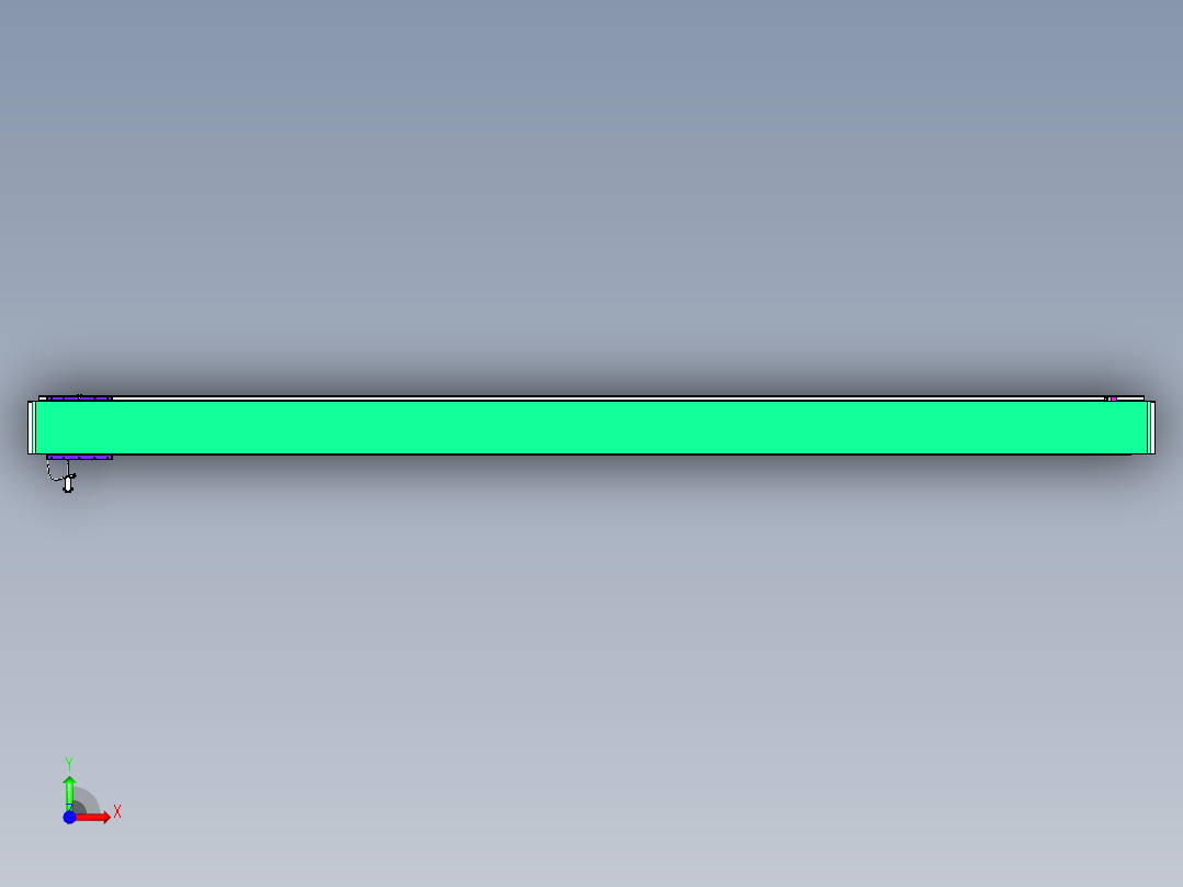 威洛博VL系列直线电机模组-VL17E3-S3300前视图