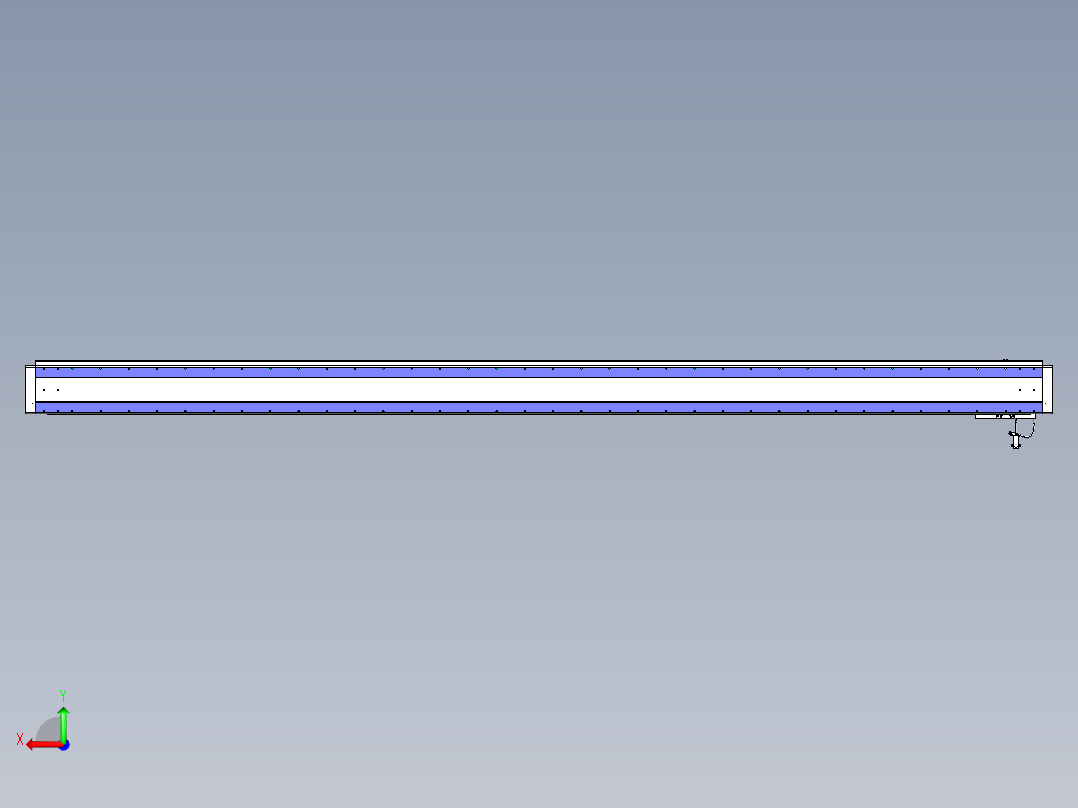 威洛博VL系列直线电机模组-VL17E3-S3300后视图