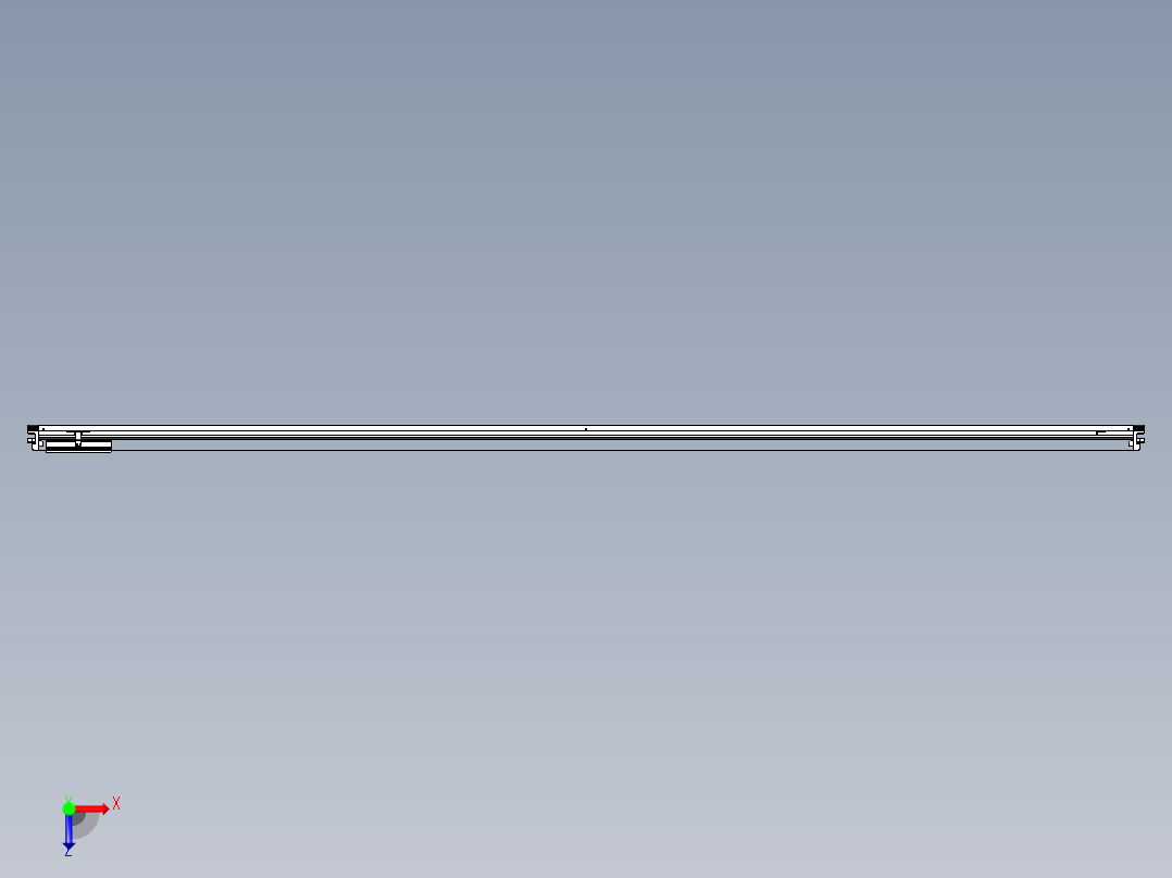 威洛博VL系列直线电机模组-VL17E3-S3300俯视图