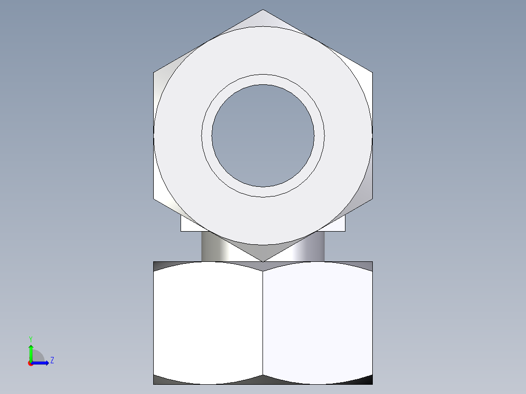 卡套式工业通用硬管接头EO_Standpipe_branch_tee_EVT18LCF左视图