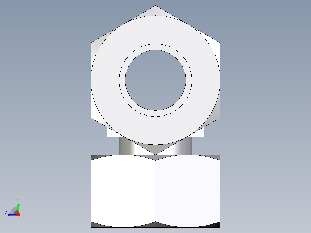卡套式工业通用硬管接头EO_Standpipe_branch_tee_EVT18LCF右视图