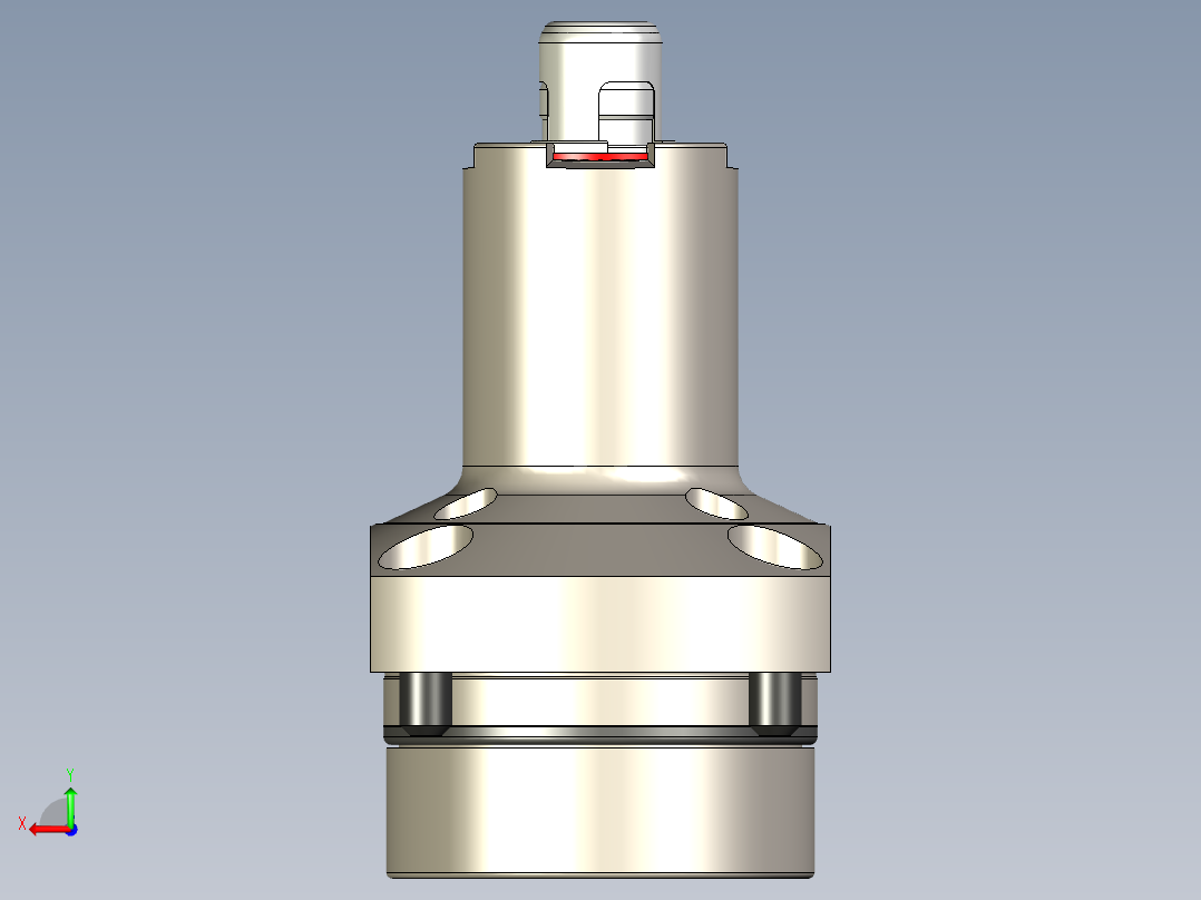 KOSMEKSFA2000-M2A-120-H50多系列多零件图纸模型多系列多零件图纸模型后视图