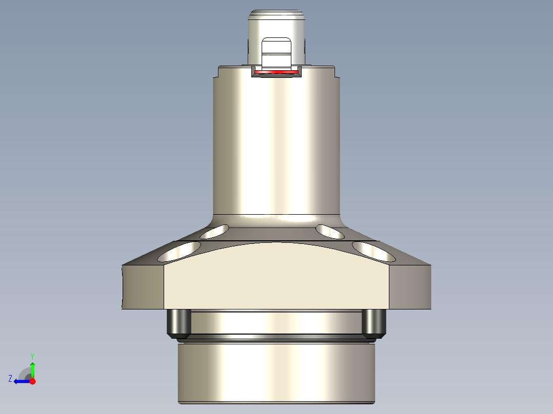 KOSMEKSFA2000-M2A-120-H50多系列多零件图纸模型多系列多零件图纸模型右视图