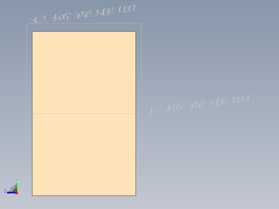 S15 固定齿条右视图