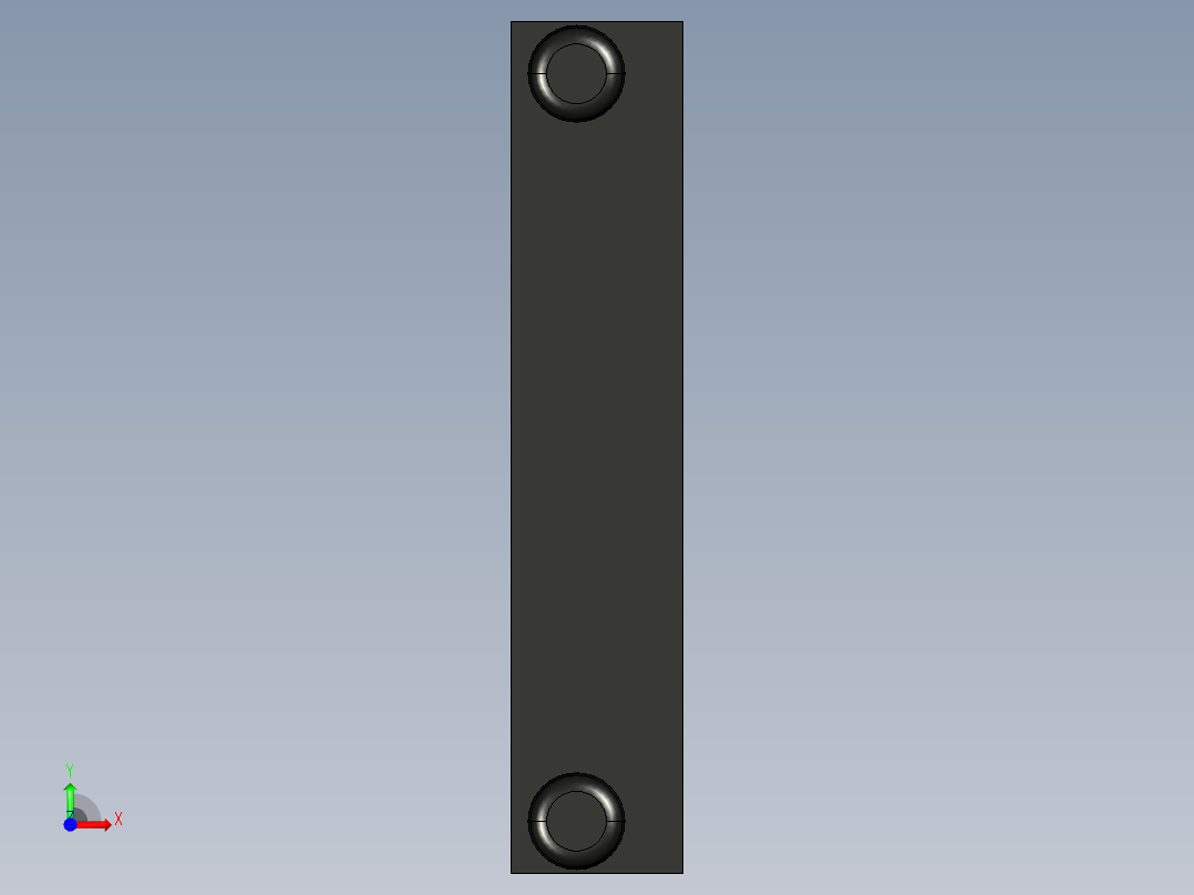 型材-POWERSTRIP COVER PLATE前视图