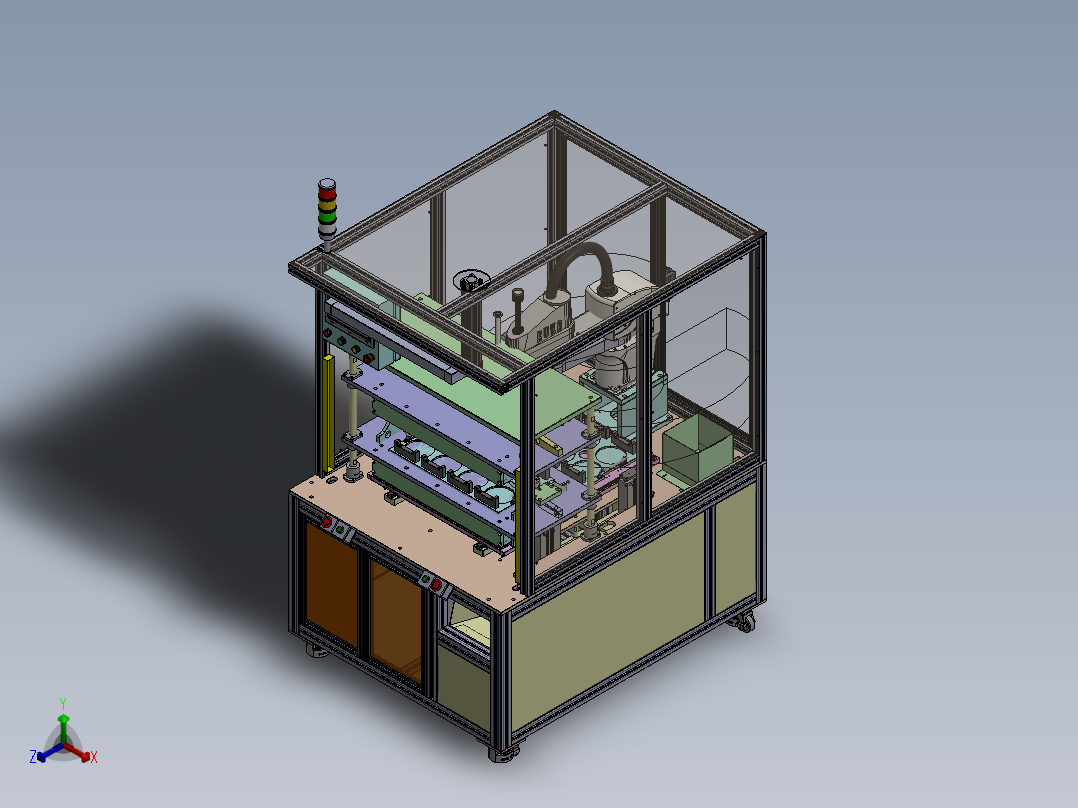 大盖密封性能测试sw20可编辑正等轴测图