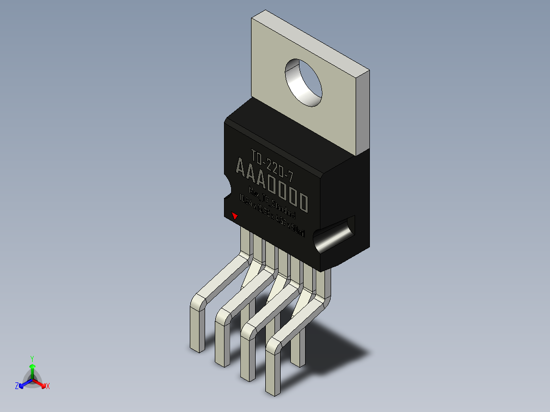 封装-TO-220-7_Max_T7_Standard_rev1.0.rar正等轴测图