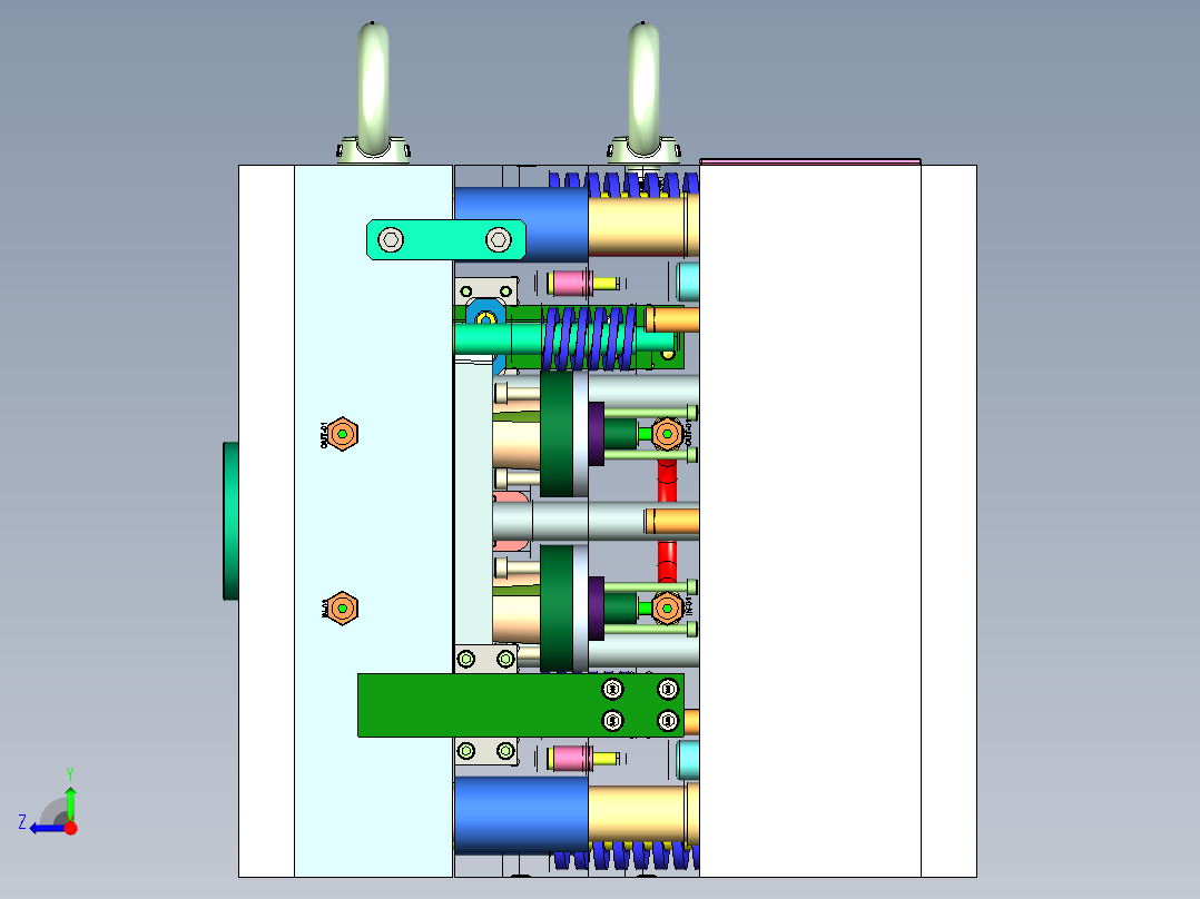 可折叠芯模杯瓶右视图