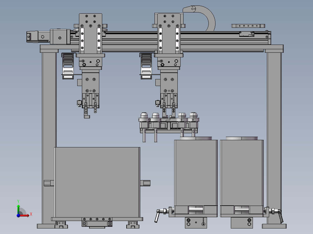 剔除机构前视图