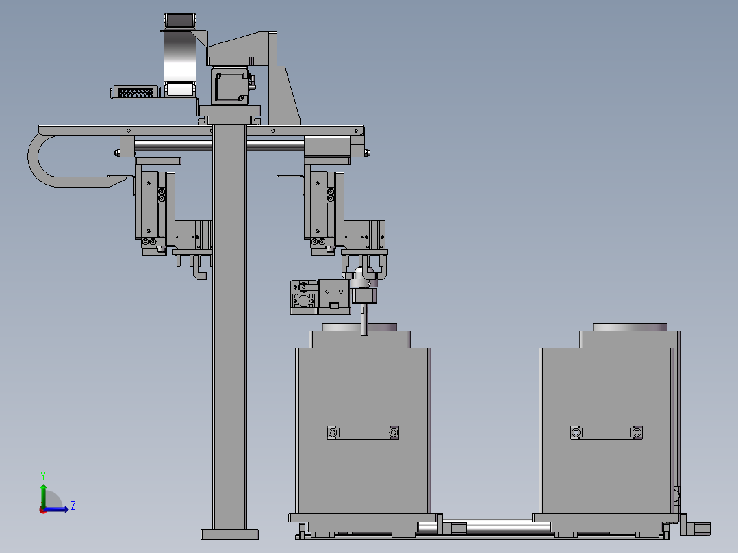 剔除机构左视图
