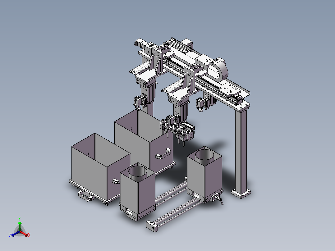 剔除机构正等轴测图