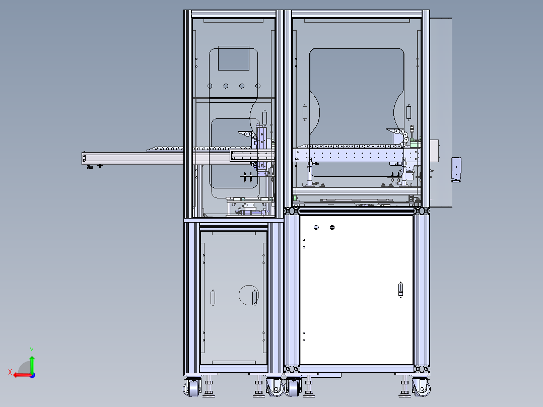 LAM Loader上料设备sw18可编辑后视图