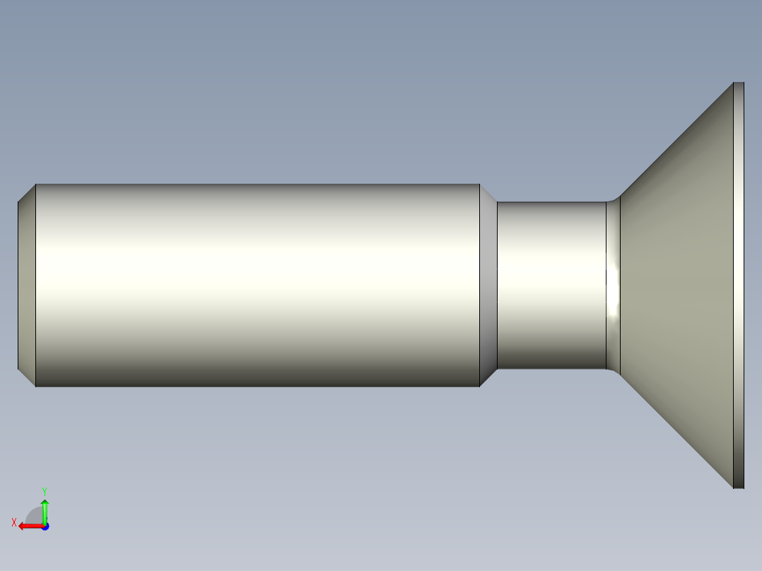 沉头螺钉-Screw_-M14-L50_33-28-20-45_-Cross_Countersunk.stp后视图