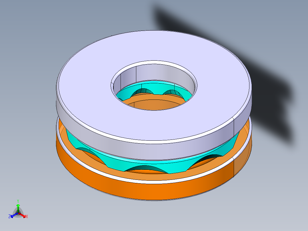 平面推力球轴承51100