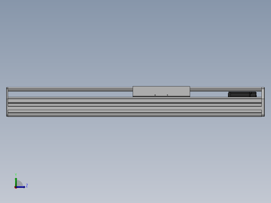 精密模组MY220-T10-450L-M-P75B-C4-C左视图