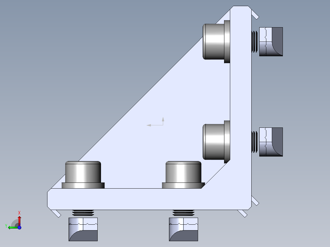 铝型材及其附件3.21.30.3060.STA右视图