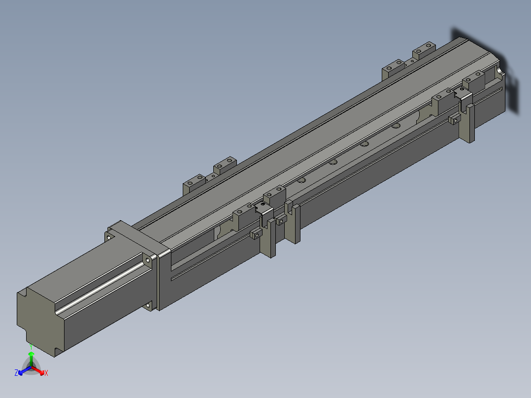 直线模组LHA6-S250-M-200W(16丝杆)设计图纸