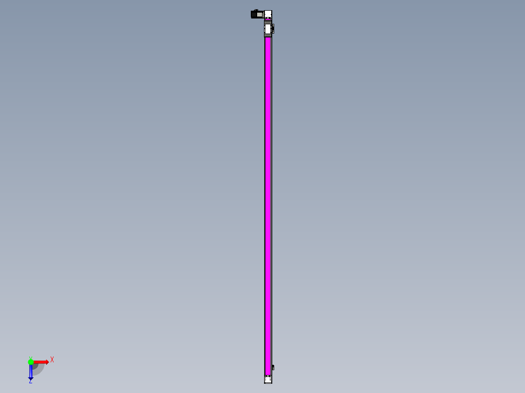 同步带滑台-欧规BC6-L120-S2800-L-P40-D3俯视图
