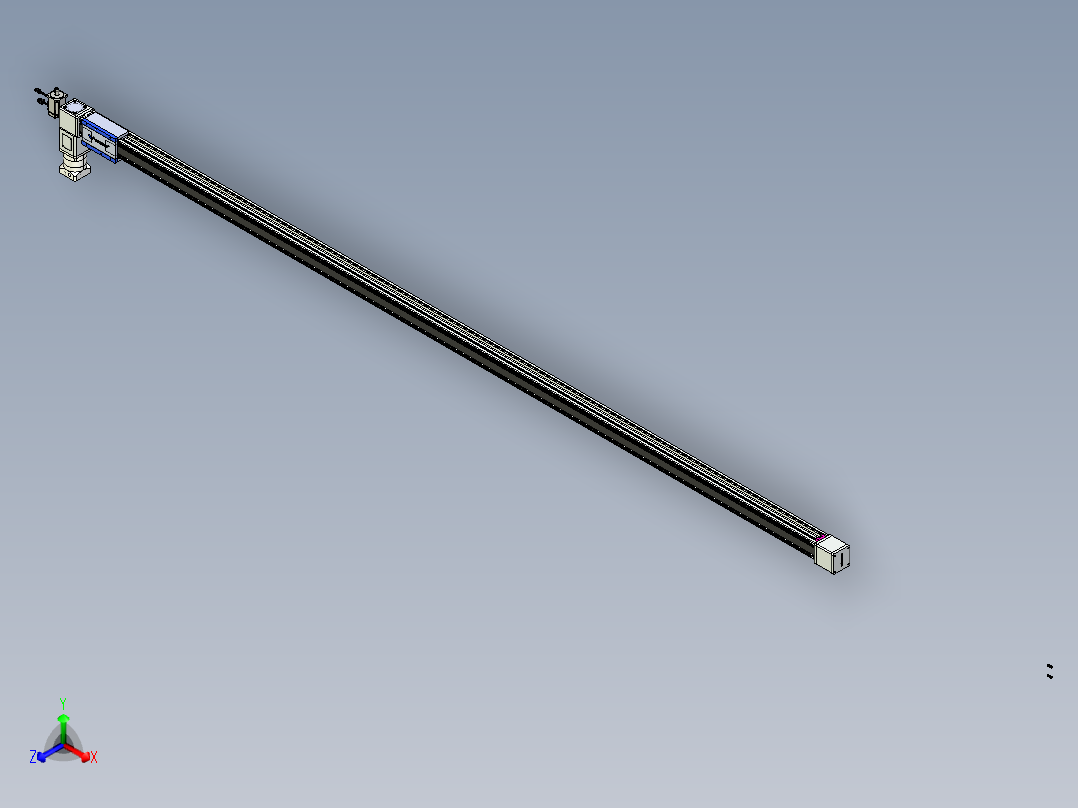 威洛博LB.GB同步带传动--欧规系列GB8-L192-S3750-BL-P75-K正等轴测图