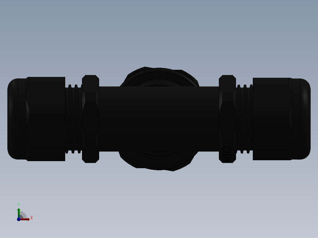 THB.390.C3B连接器前视图