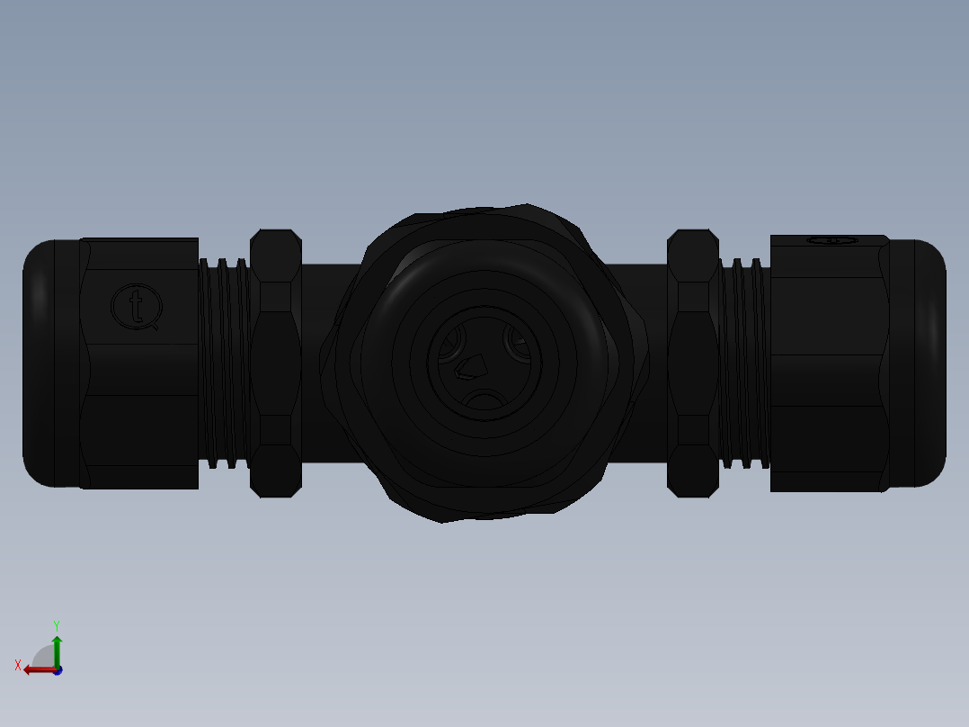 THB.390.C3B连接器后视图