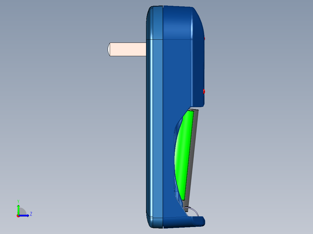 锂电池充电器左视图