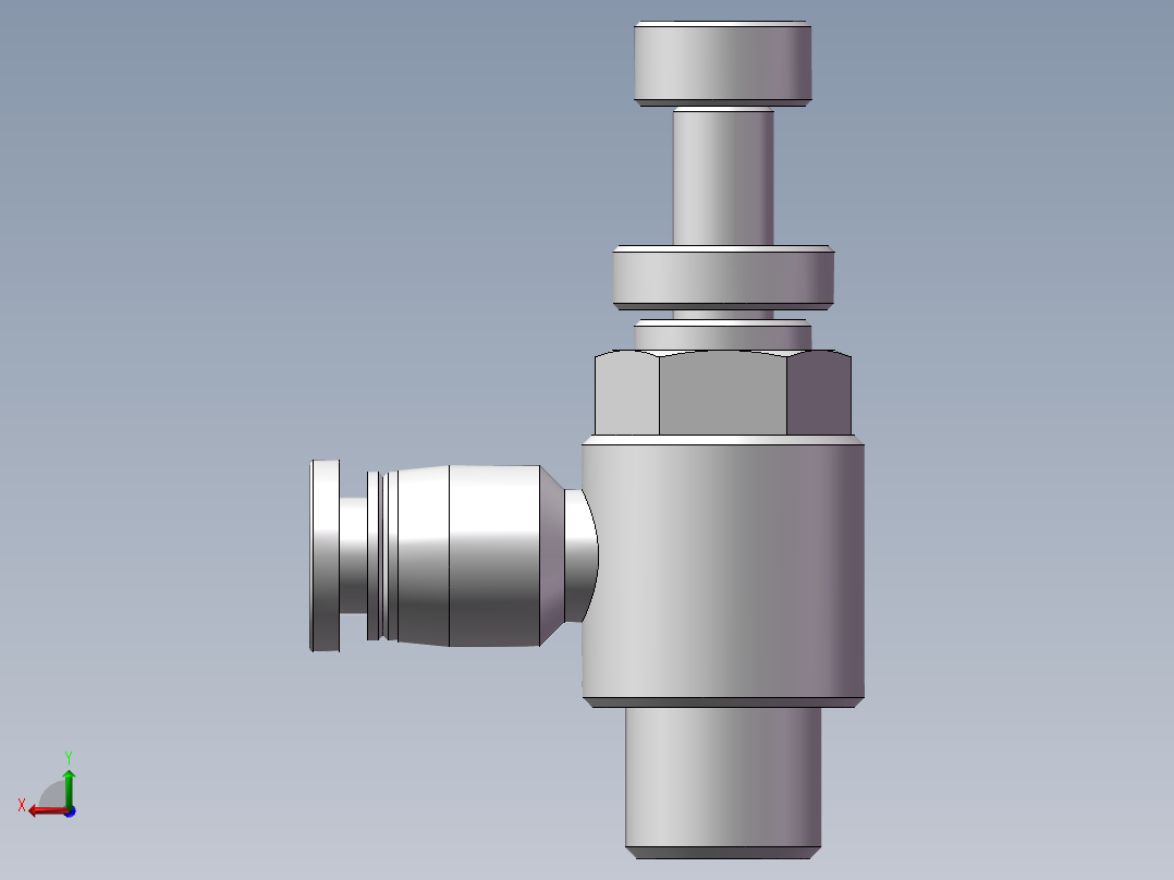 节流阀PSL401A（1分4厘）后视图