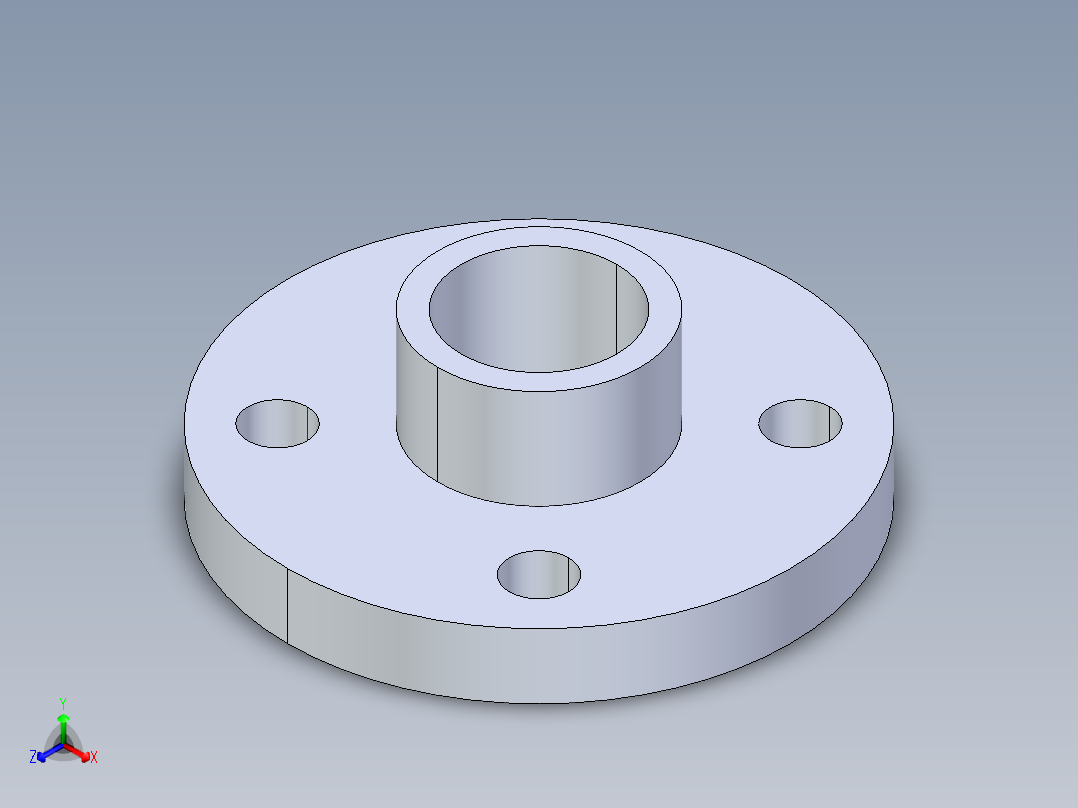 聚氯乙烯配件23-Sch80_Flange One-Piece_SOC_851-010_1in