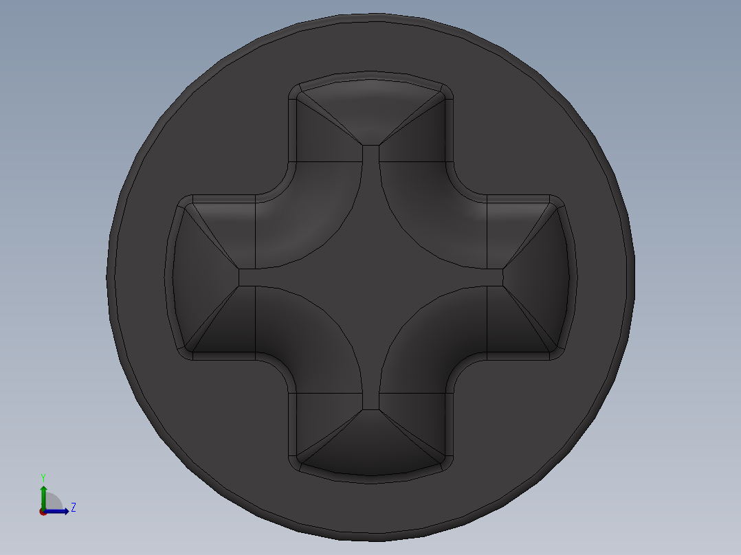 乐高机械组车桥-87083 DkStone Technic Axle 4 with Stop.SLDPRT左视图