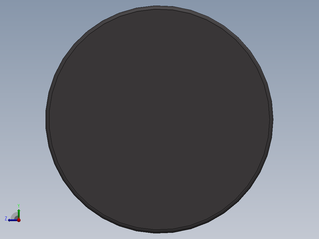 乐高机械组车桥-87083 DkStone Technic Axle 4 with Stop.SLDPRT右视图