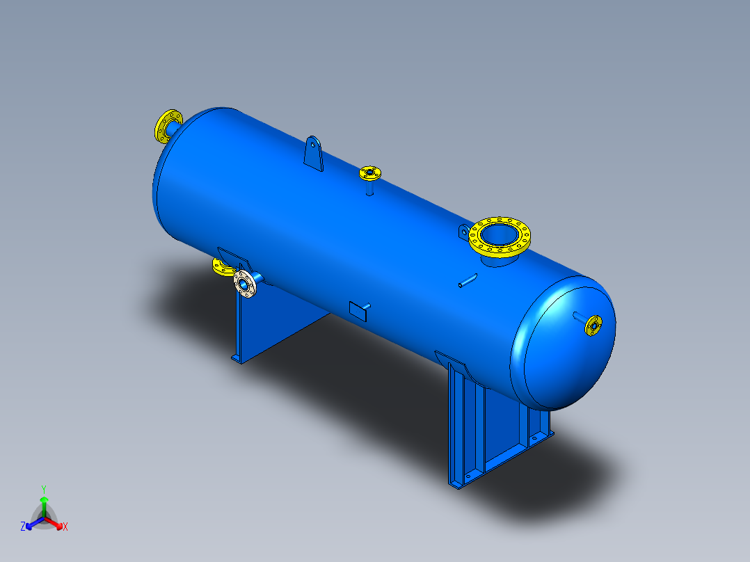 换热器三维模型三维