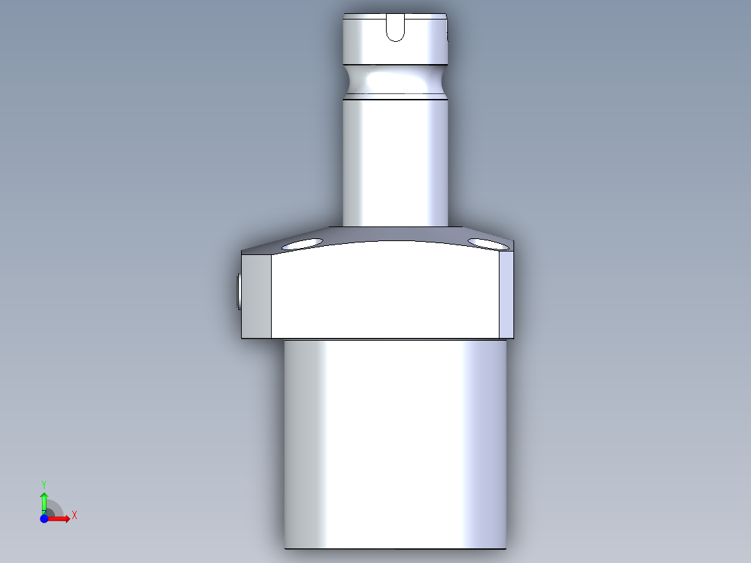 KOSMEKLHA0750-GL-F多系列多零件图纸模型前视图