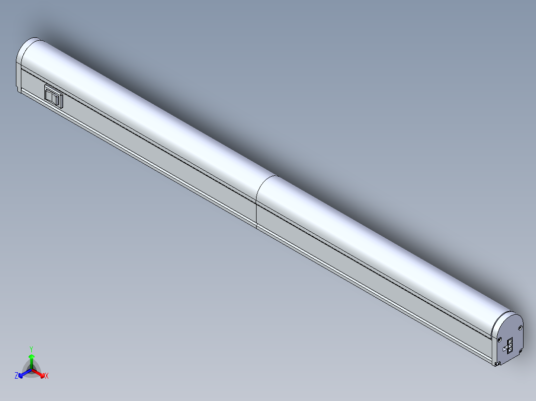 型材-KJN LED LIGHT STRIP 570MM WLB32ZC570PBQM正等轴测图