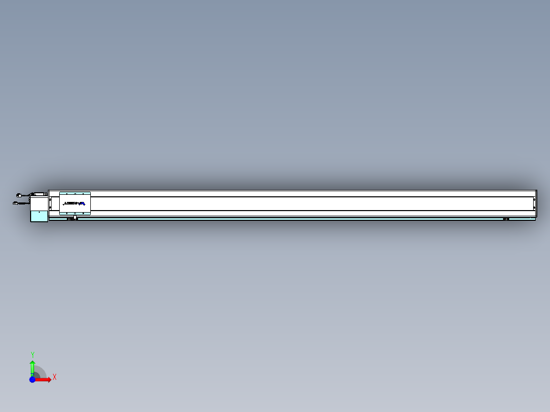 威洛博VBC同步带传动一无尘环境VBC14-L45-S2200-BLD-ZP75-C3前视图