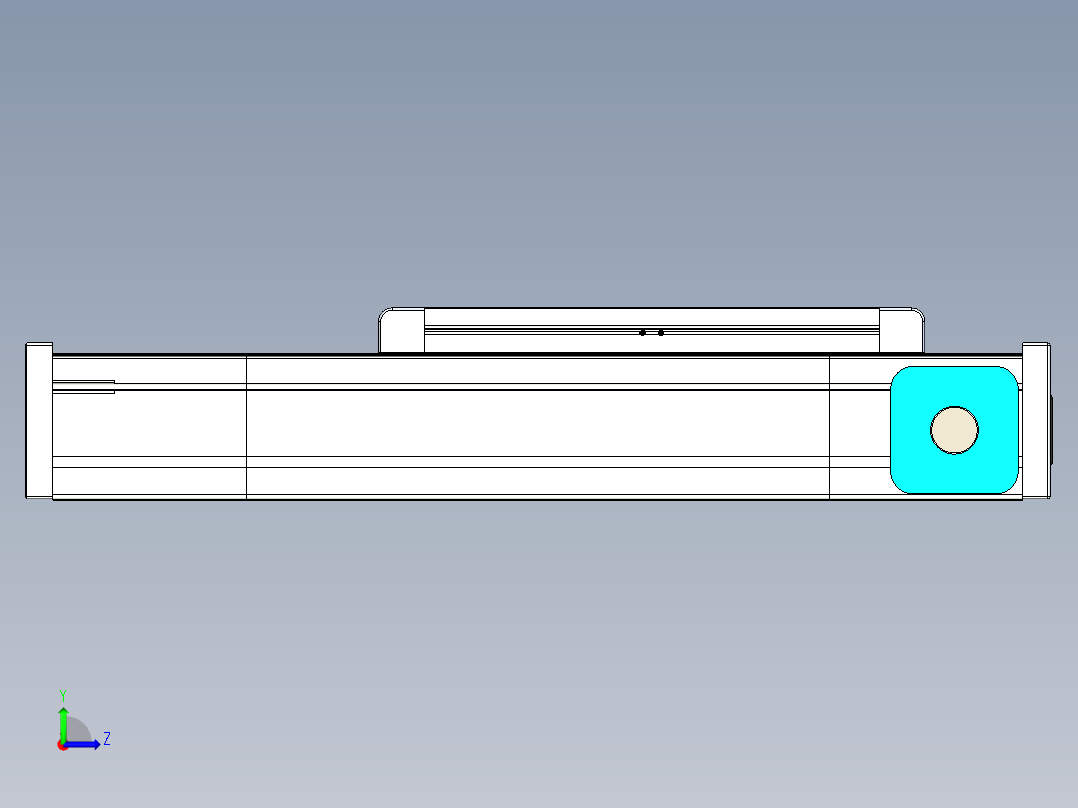 欧规系列-LB6-L130-C-S100-BL-P40-D3左视图