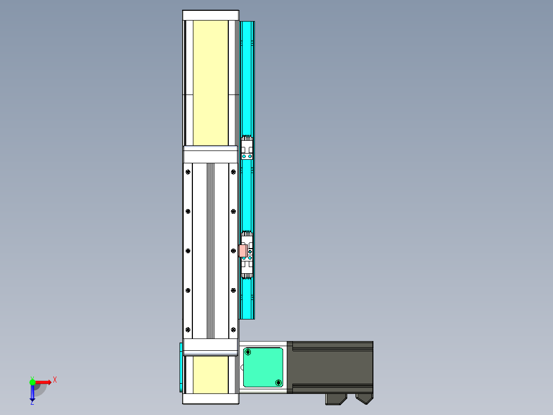 欧规系列-LB6-L130-C-S100-BL-P40-D3俯视图