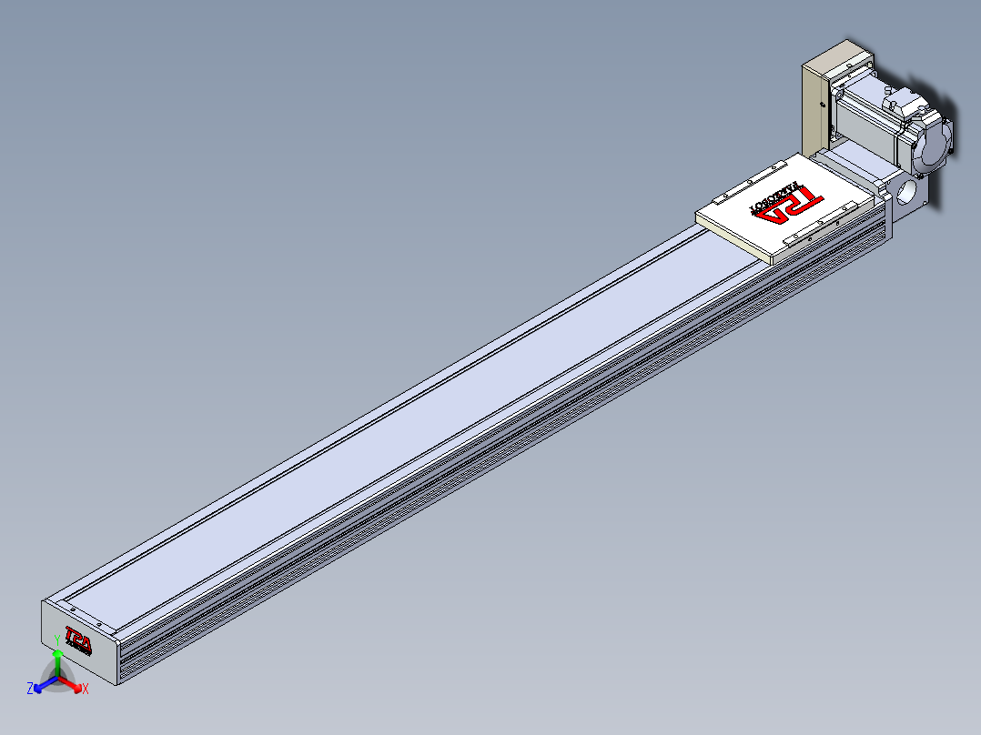 同步带全封闭直线模组TPA-HCB-110D-90-L900-RU-Y-P40-N3