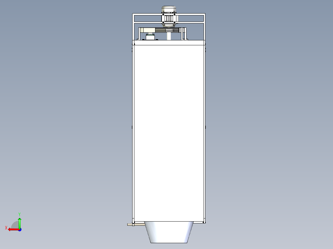 核桃去青皮机构设计【去皮机含运动仿真】【三维SW】【含4张CAD图纸+说明书】后视图