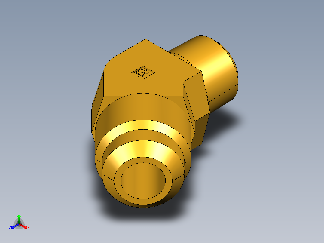扩口式工业通用硬管接头45Deg Elbow 159F-10-6