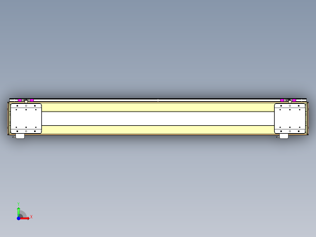 威洛博LC系列3d模型模组2LC17E1Y-S1150前视图